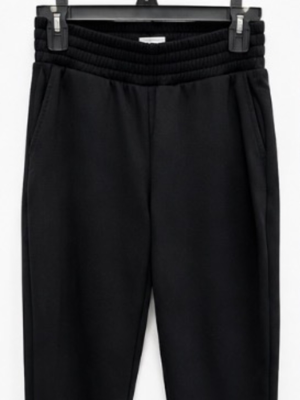 Varsity Spirit Black Warm Up Pants Womens XS 28 Tapered Ankle Zip Cheer Athletic